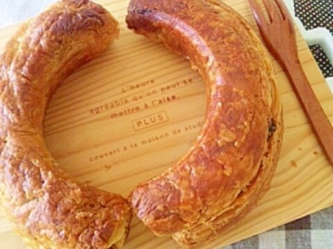 冷凍パイシートで簡単!天使のチョコリング我が家風♪